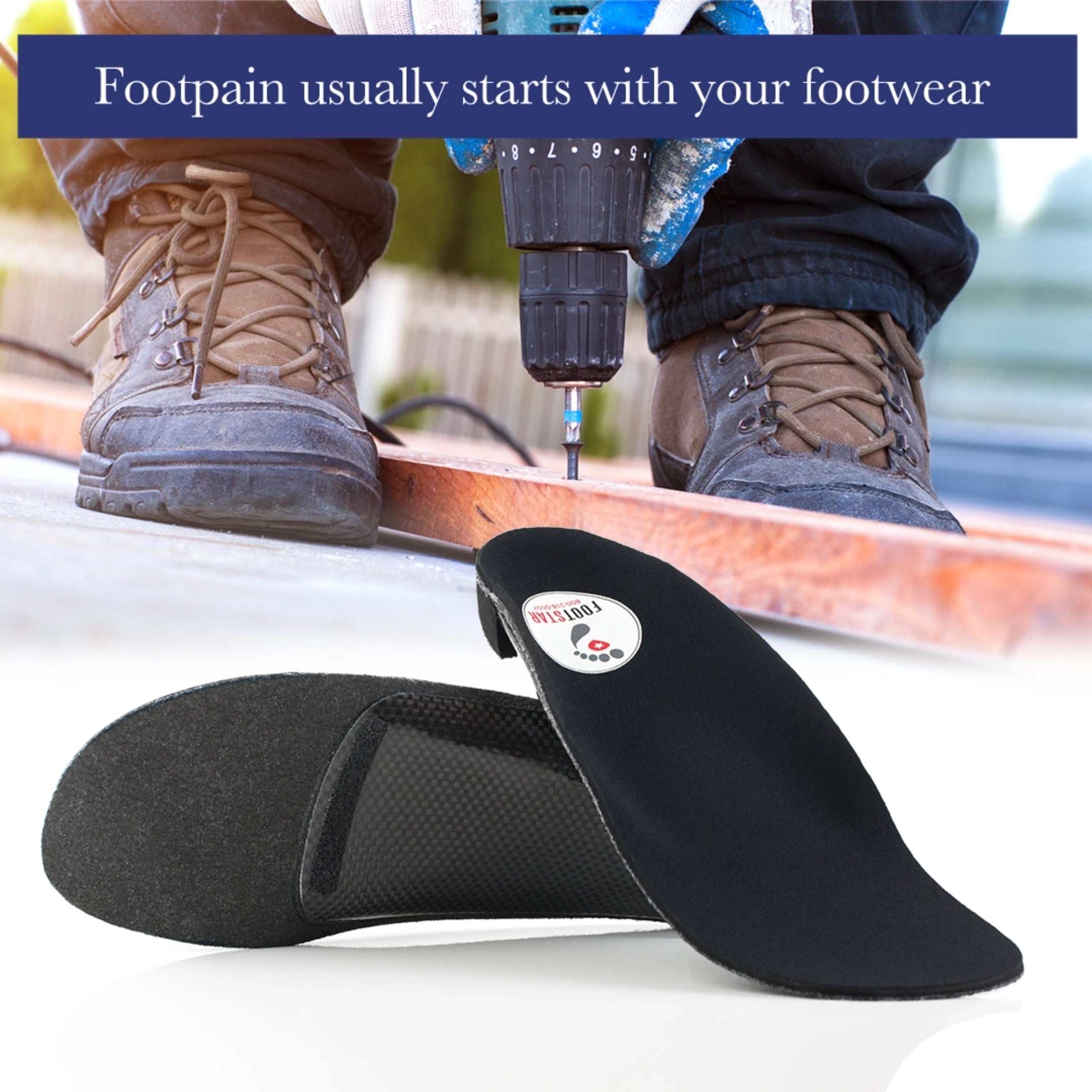 Orthotics for work on sale boots